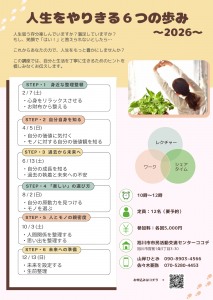 人生をやりきる6歩の歩み～2026～