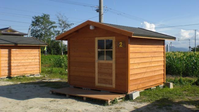 バンガロー小(2人~3人用)寝具セットプラン