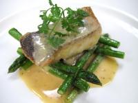 ディナーコースのお魚料理