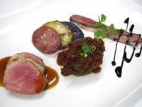 ディナーコースのお肉料理