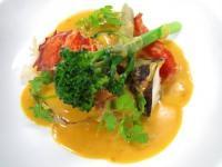 ディナーコースのお魚料理