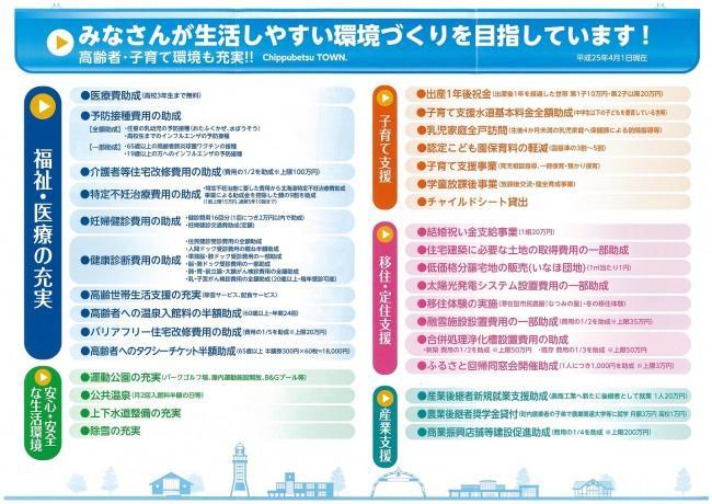 秩父別は暮らしやすさが自慢です