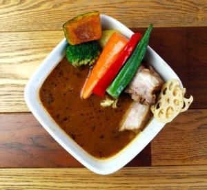 富良野産ラベンダーポークの 角煮スープカレー 1,100円