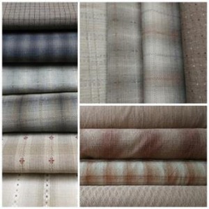 先染め生地も豊富に揃いました。