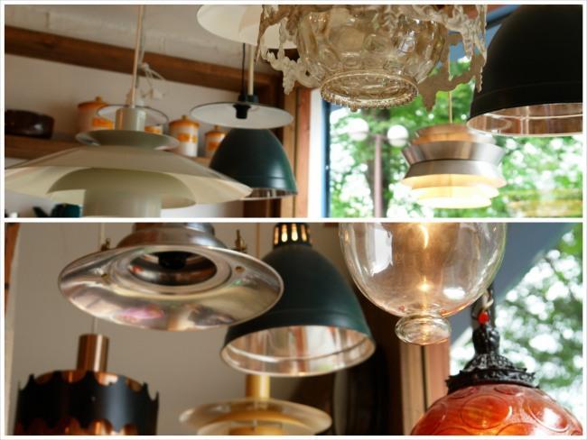 アンティークの照明