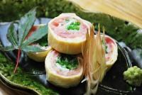 湯葉のネギトロ巻き