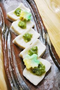 生麩のお刺身　きざみわさびで　