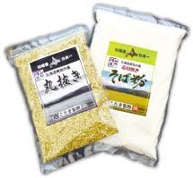 当店では、挽きたての幌加内そば粉をお届けします。