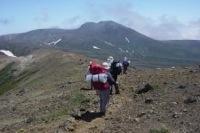 お鉢平から白雲岳を目指す
