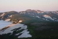 白雲小屋から夕焼けのトムラウシ
