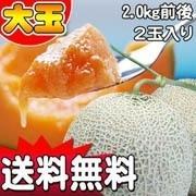 赤肉メロン　2.0kg前後×2玉入り(大玉サイズ)
