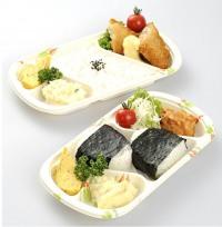 白身フライランチ　450円/おむすびランチ　430円