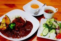 「ふらの和牛」の ビーフカレー　1100円