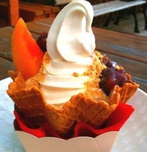 白玉あずきパフェ