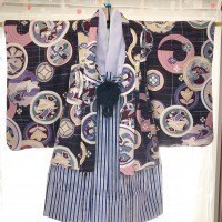 2歳（数え3歳）羽織袴　紫