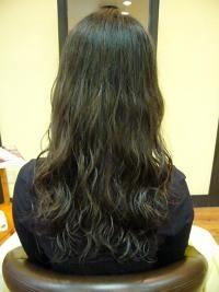 大き目のウェーブ