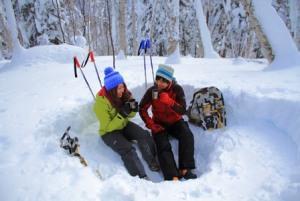 スノーシューで大雪山・黒岳の森をハイキング♪