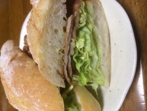 びえいもち豚生姜焼きサンド