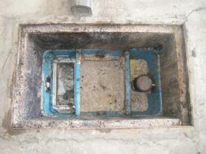 グリストラップ清掃前