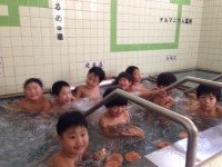 浴育マナー入浴体験②入浴