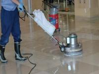 床洗浄中