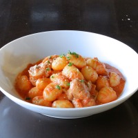 【ハーブチキンのトマトクリームニョッキ】1390円