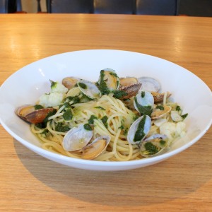 アサリと大葉の和風ボンゴレパスタ 1390円