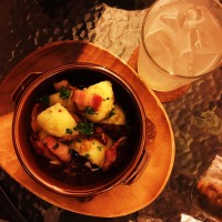 道産ホクホクじゃがいもとジューシーベーコンのドライトマトソテー