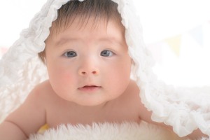 100日 赤ちゃん記念写真
