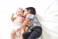100日　赤ちゃん記念写真