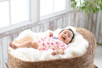 100日　赤ちゃん記念写真