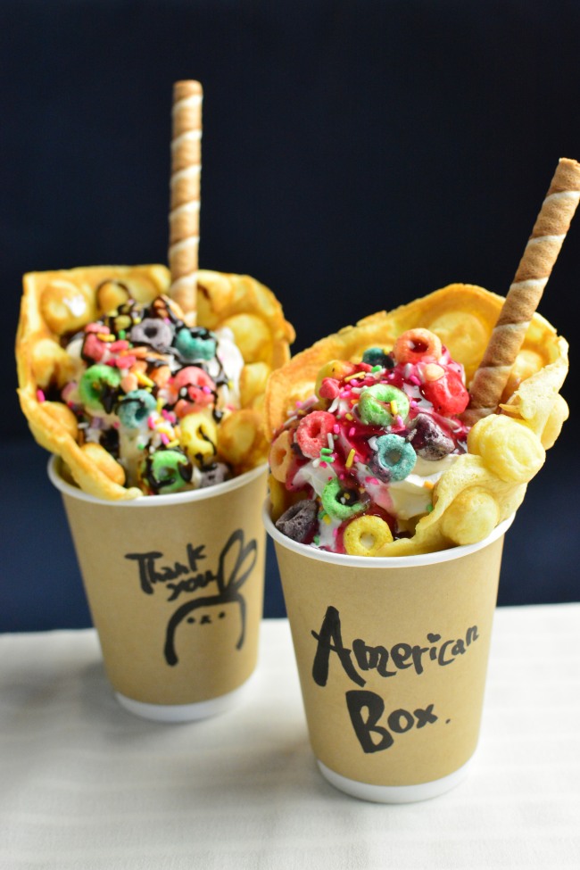 ドライブのお供にもぴったり！「バブルワッフル」700円