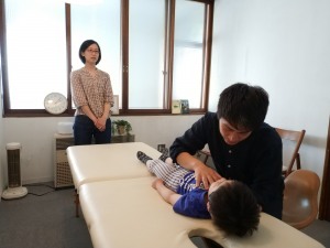 お子様への施術も可能です