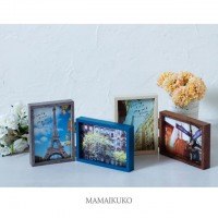 『木のフォトフレーム』