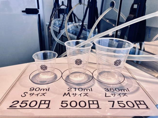 プラカップ 各サイズと価格