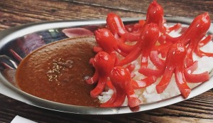 【たこ盛りカレー】