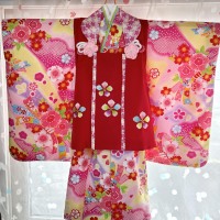 3歳被布ピンク×赤