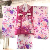 3歳被布濃ピンク×白