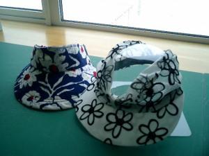 おしゃれなサンバイザー2種