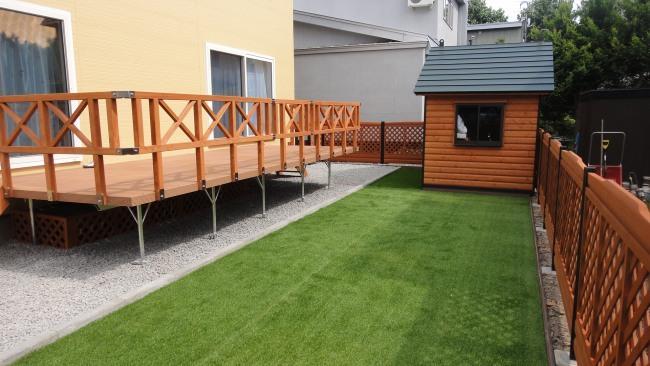 人工芝敷設例 その2