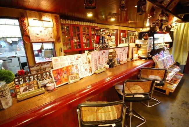 カウンター席です。