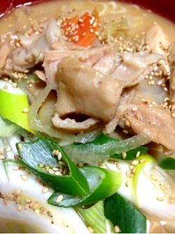 ジュエル特製やわらか味噌煮込みホルモンラーメン！