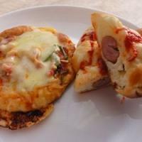 ㊧:ピザぱん ㊨:ウィンナーロール