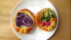 野菜の米ぱんが焼けたよ